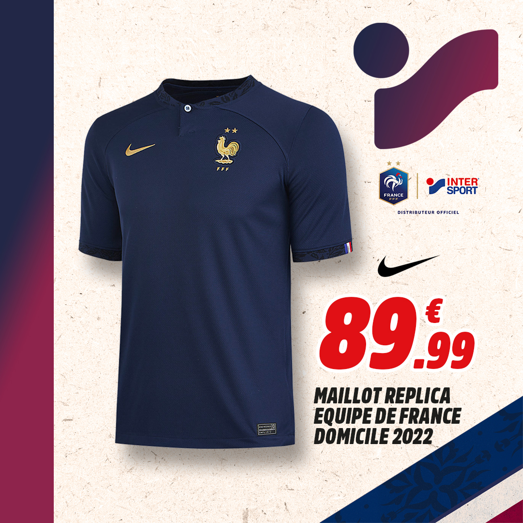 Le nouveau maillot domicile de l'équipe de France de football